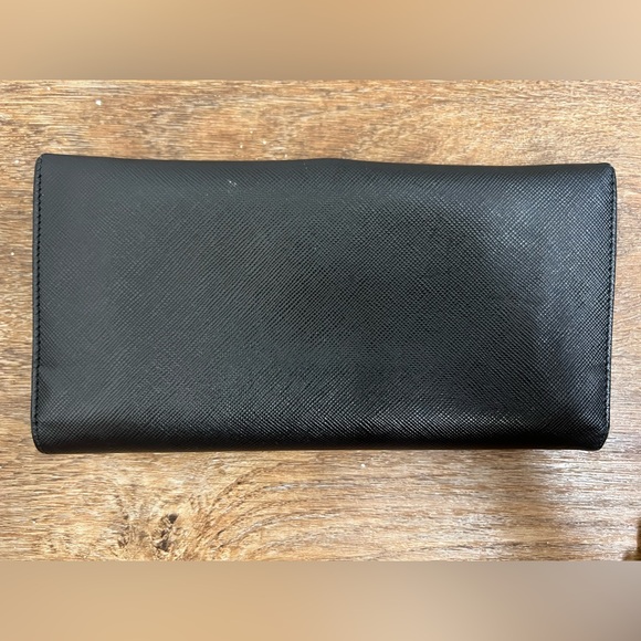 Salvatore Ferragamo Long Wallet Leather Black Used - Picture 2 of 6